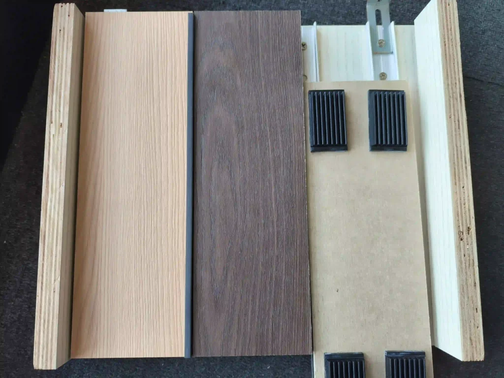 decorative wall panel slot mounting method