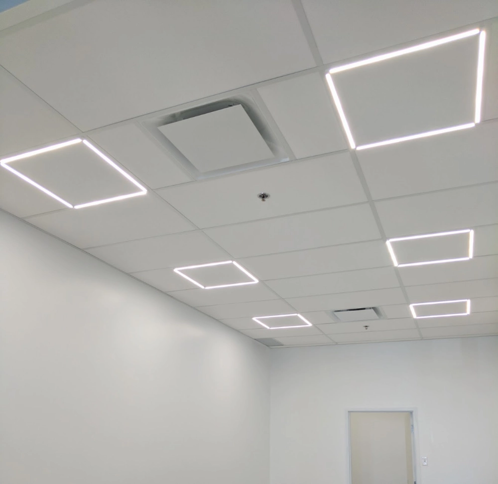 heavy-duty fire-resistant ceiling in warehouse