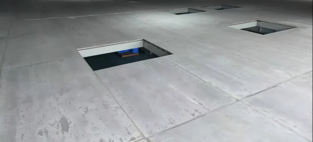 Building an aerial pavilion using Joinbling panels
