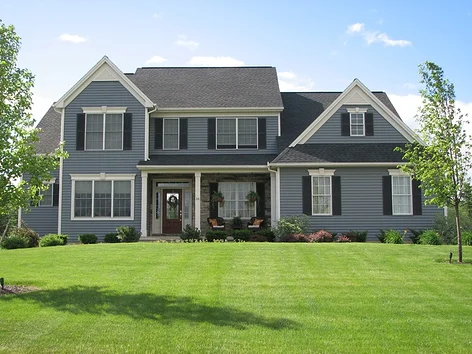 modern house exterior architecture long range