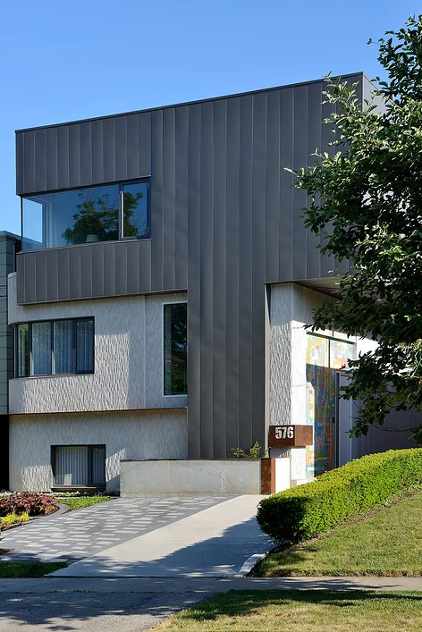house exterior architecture wide angle long shot