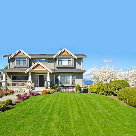 modern residential building exterior long shot photo