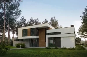 residential building wall design with cement board