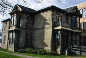 elegant facade wall of beautiful home