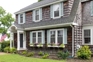 contemporary building facade daylight view